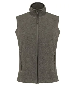 Gilet sans manches micro polaire femme - K906 - vert marble heather