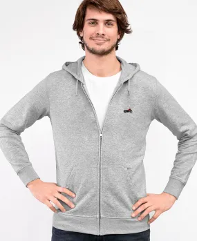 Hoodie zippé homme Moto vintage (brodé)