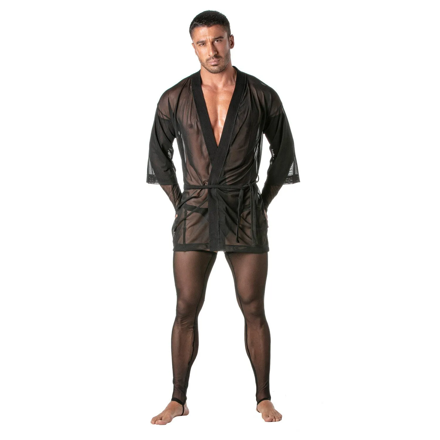 Kimono transparent Tof Paris - TOF Paris : vente peignoirs homme et...