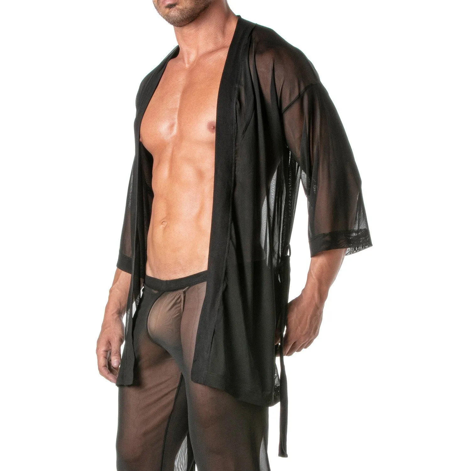 Kimono transparent Tof Paris - TOF Paris : vente peignoirs homme et...