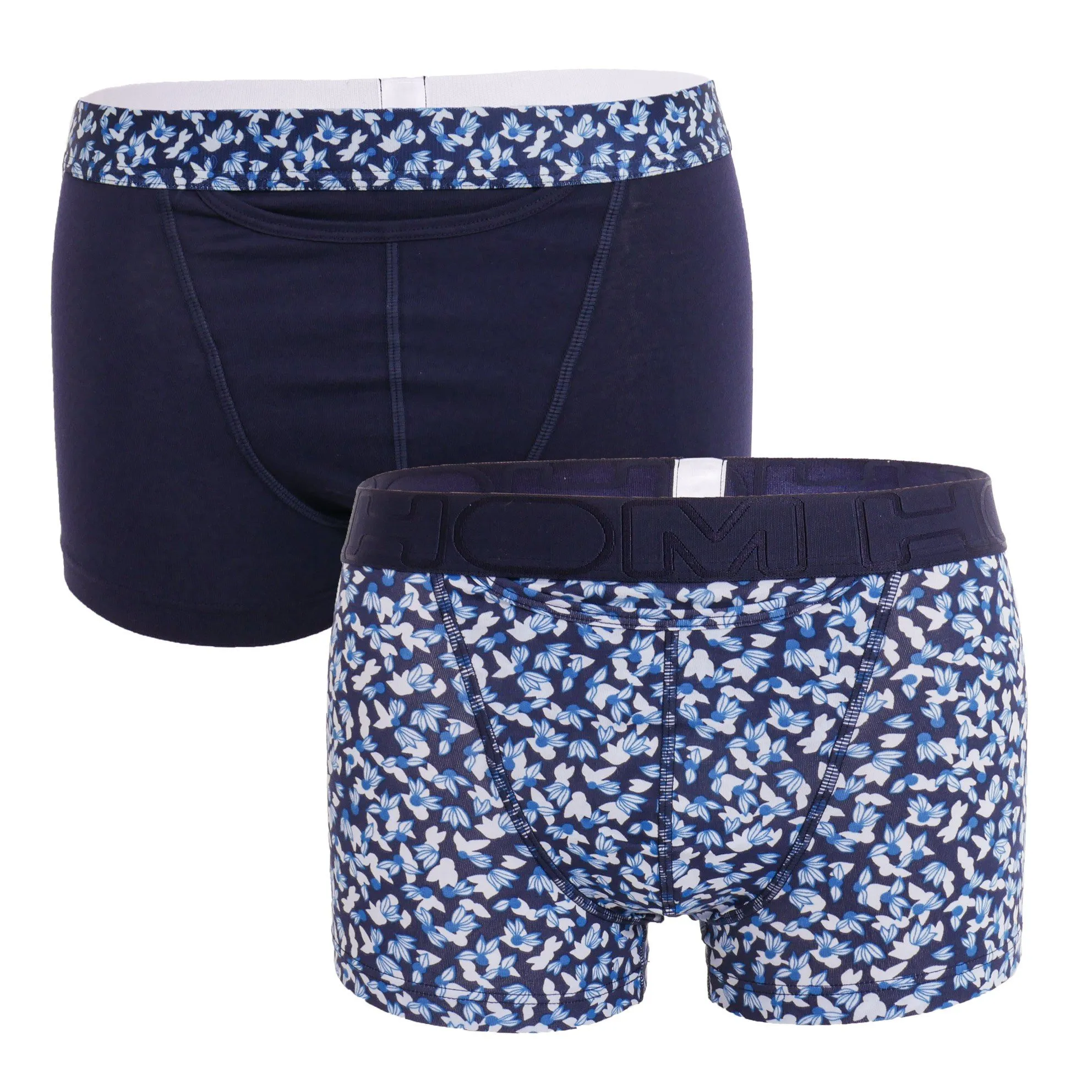 Lot de 2 Boxers HO1 Blue Flower - navy - HOM : vente shorty boxers ...