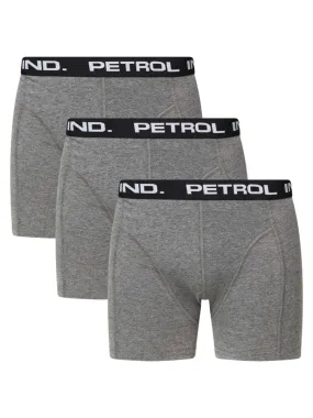 Lot de 3 boxers - Gris anthracite - PETROL INDUSTRIES