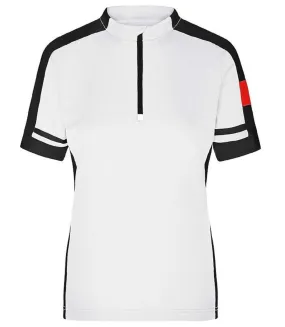 maillot cycliste - femme - JN451 - blanc