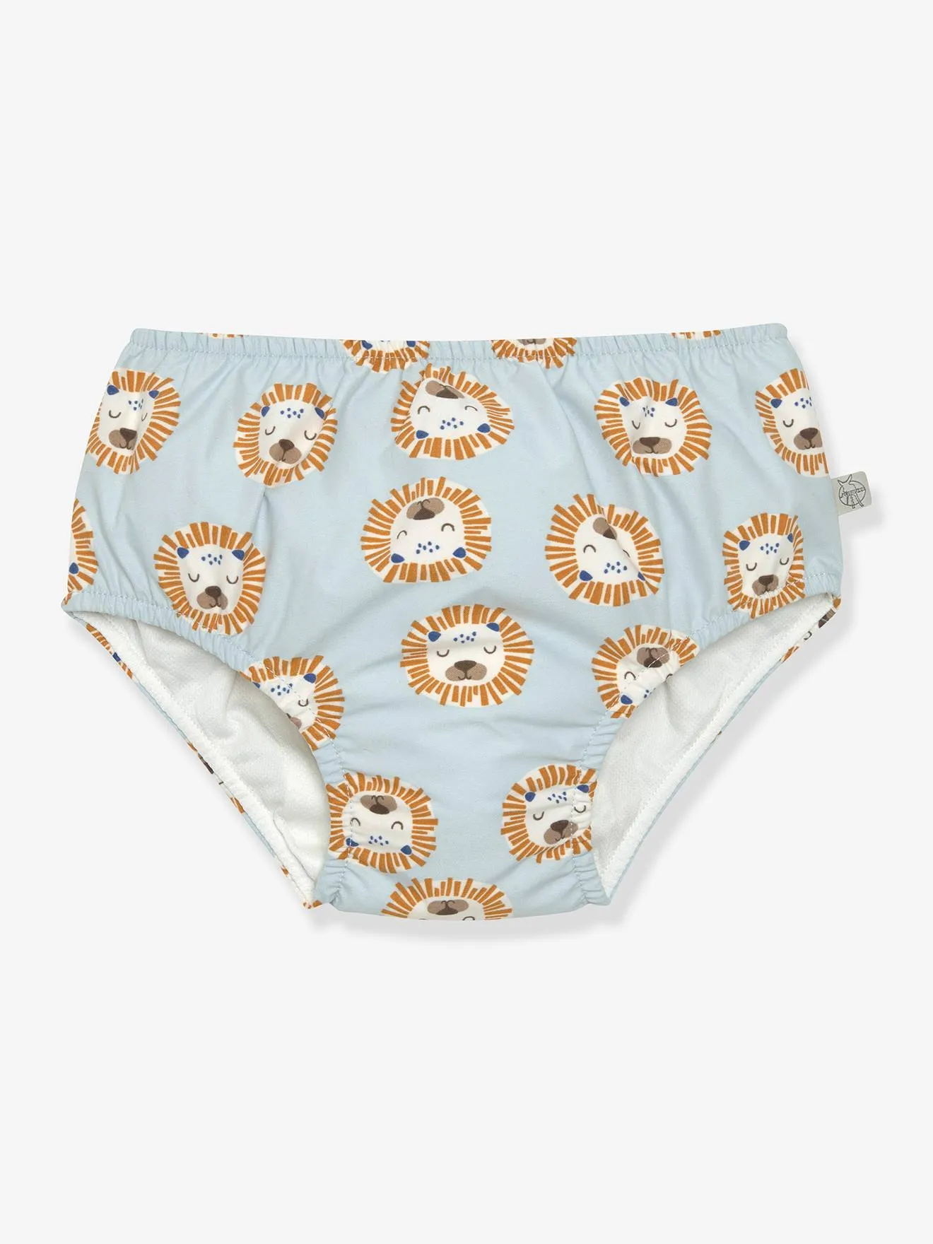 Maillot de bain couche bébé LÄSSIG bleu imprimé - Lassig