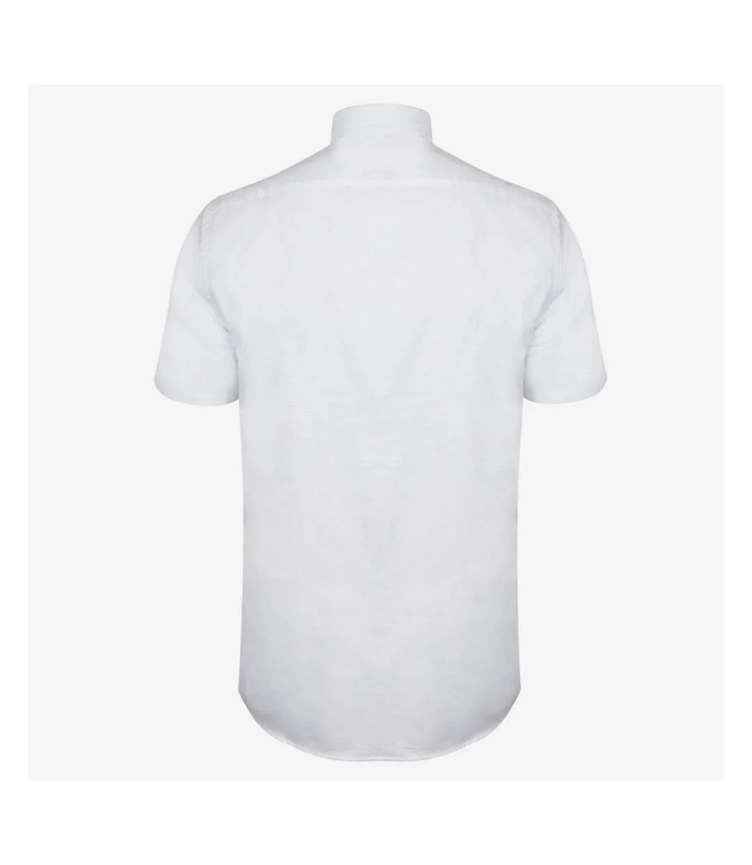 Modern chemise oxford à manches courtes homme blanc Henbury