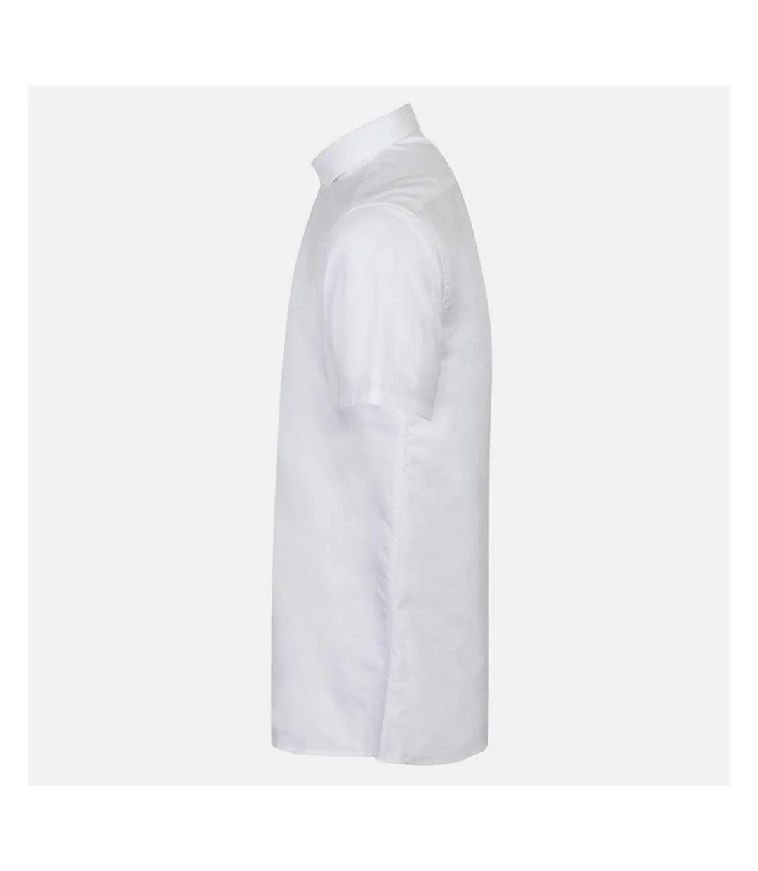 Modern chemise oxford à manches courtes homme blanc Henbury