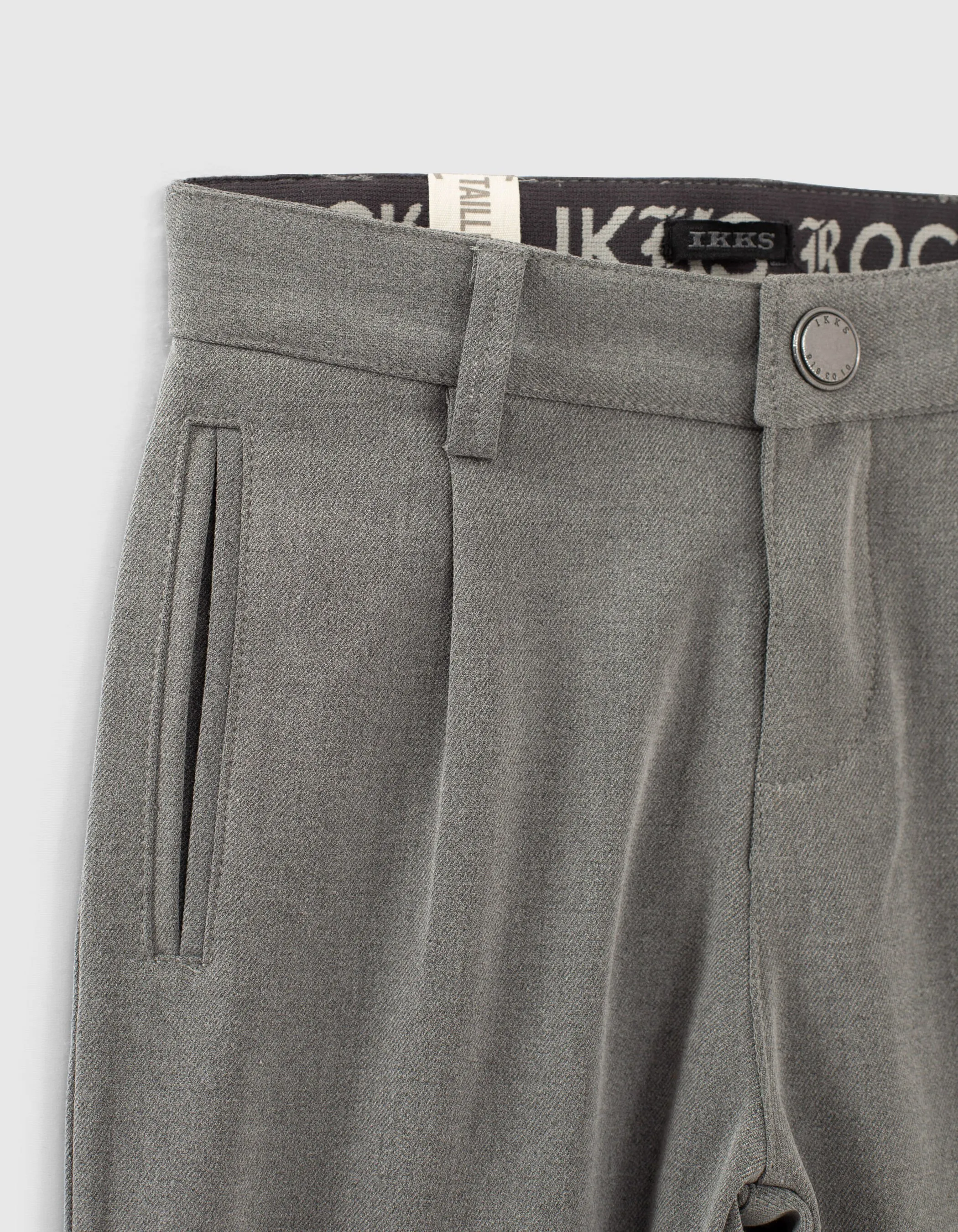 Pantalon chino gris garçon