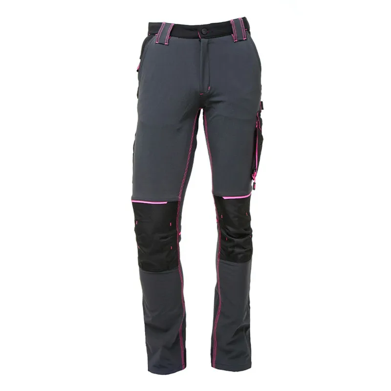 Pantalon de travail stretch femme multipoches | U-Power Vêtements