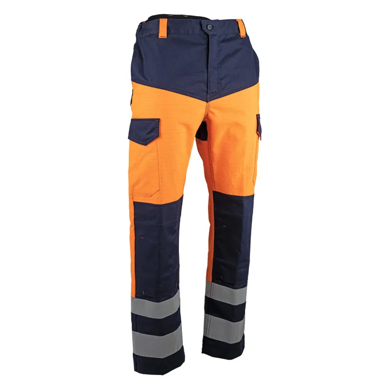 Pantalon multirisques haute visibilité classe 1 | Vêtements zone ATEX