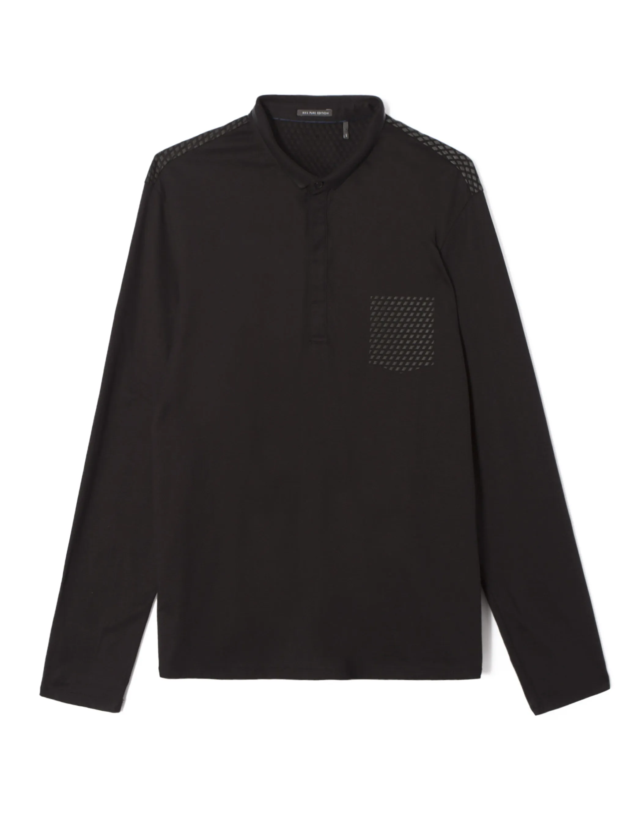 Polo noir homme