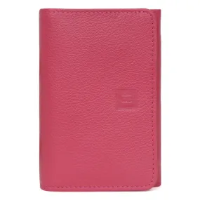 Portefeuille Cuir CONFORT Fuchsia Ruby | 3 Suisses