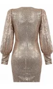 Robe midi moulante à sequins -  Morango, vêtements pour femme