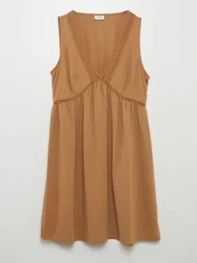 Robe style bohème - Marron