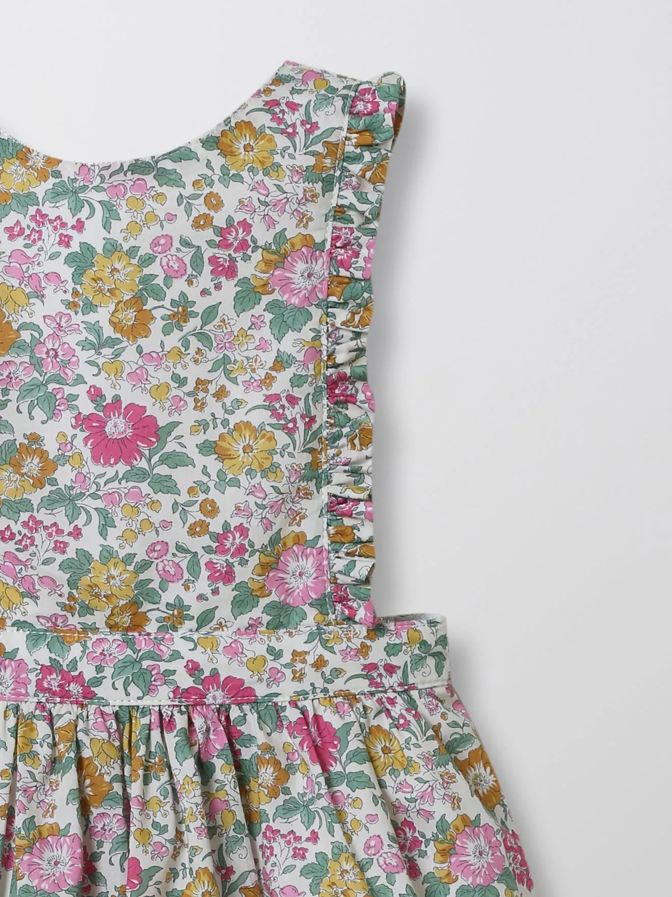 Robe-tablier Bébé en tissu Liberty