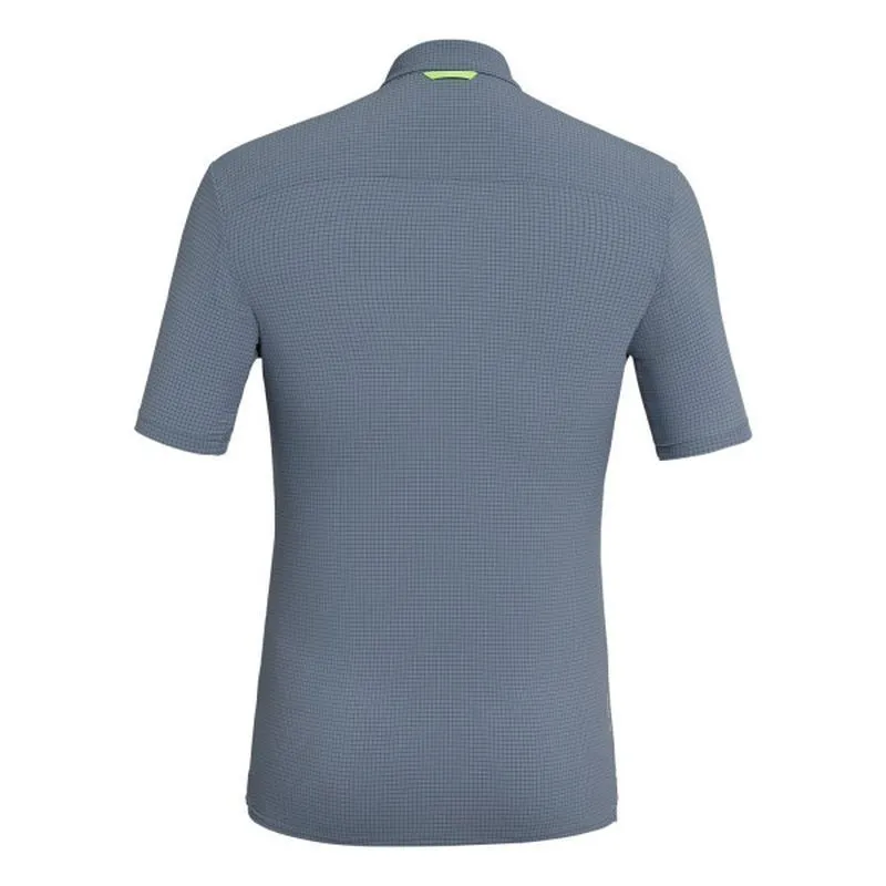 Salewa Puez Minicheck2 Dry M S/S Srt - Chemise homme | Hardloop