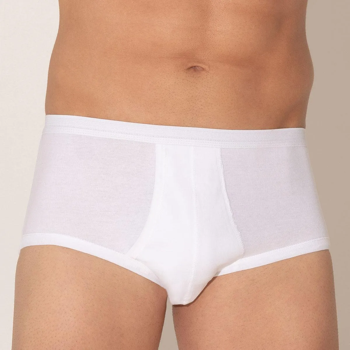 Slip taille haute ouvert Pur coton Premium Eminence