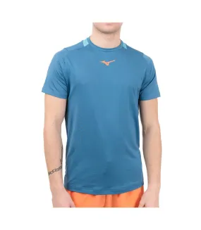 T-shirt Bleu Homme Mizuno A001