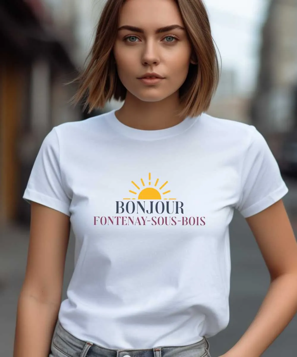 T-Shirt Bonjour Fontenay-sous-Bois