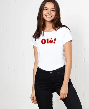 T-Shirt femme Olé (effet velours)