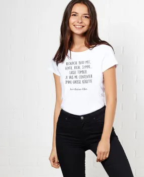 T-Shirt femme Recherche beau mec