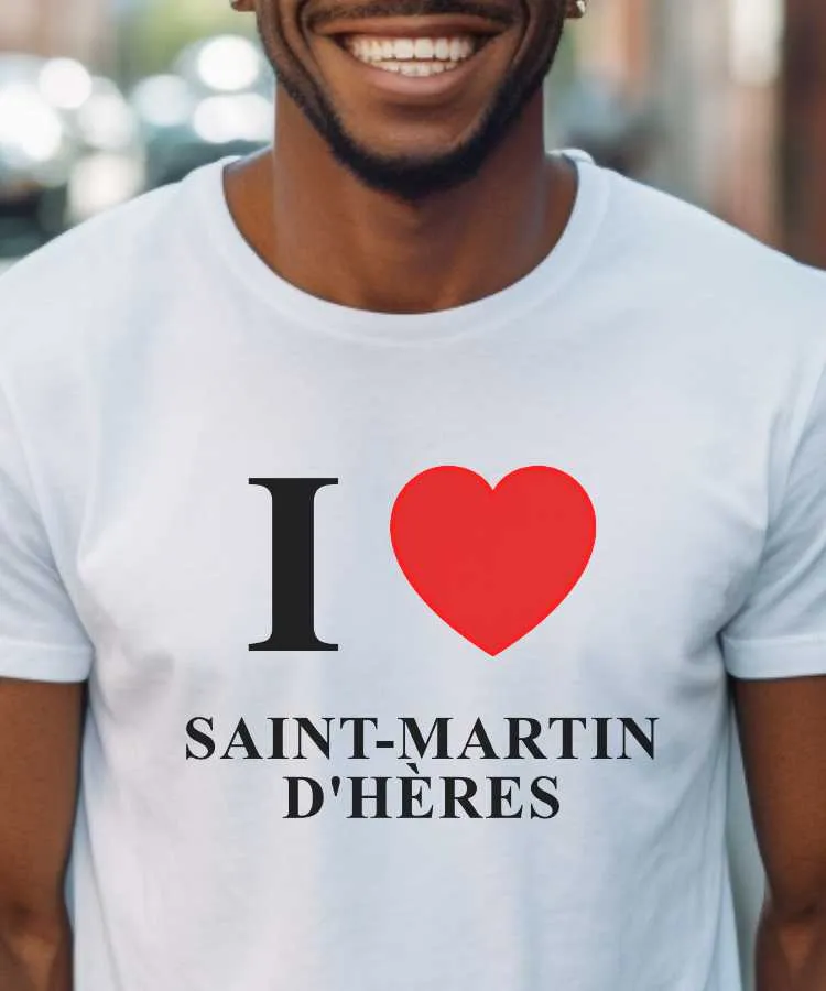 T-Shirt I love Saint-Martin-d'Hères