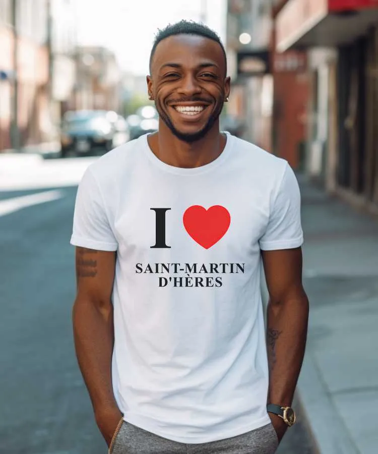 T-Shirt I love Saint-Martin-d'Hères