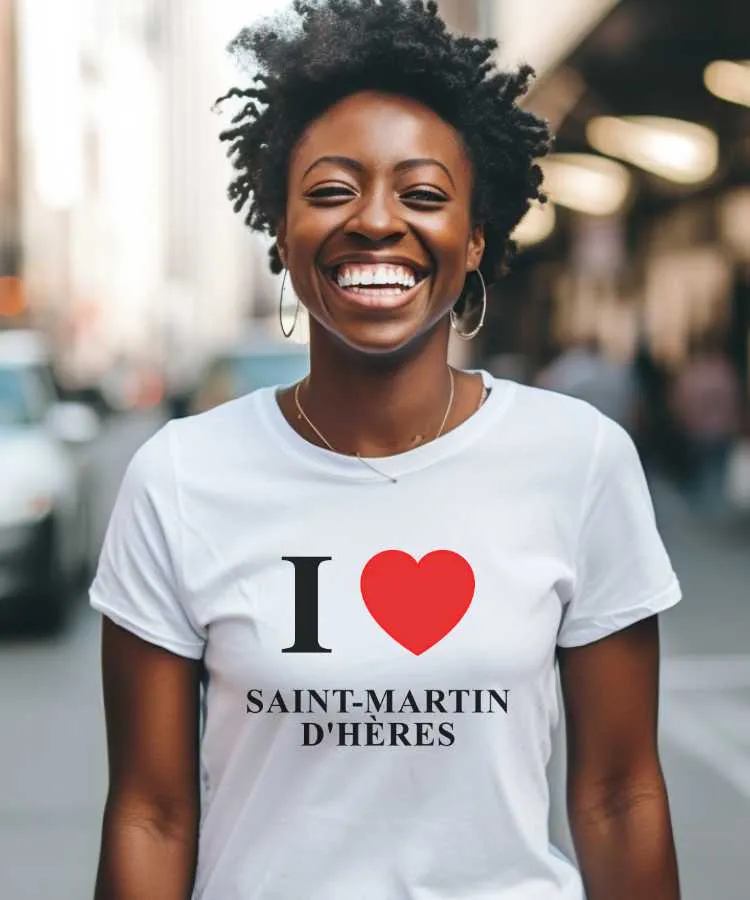 T-Shirt I love Saint-Martin-d'Hères