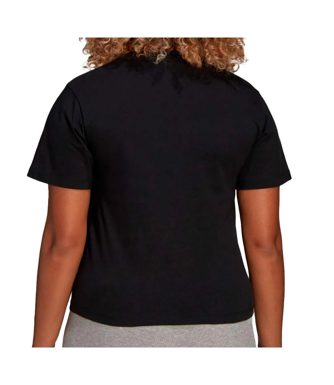 T-shirt Noir Femme Adidas HE6892