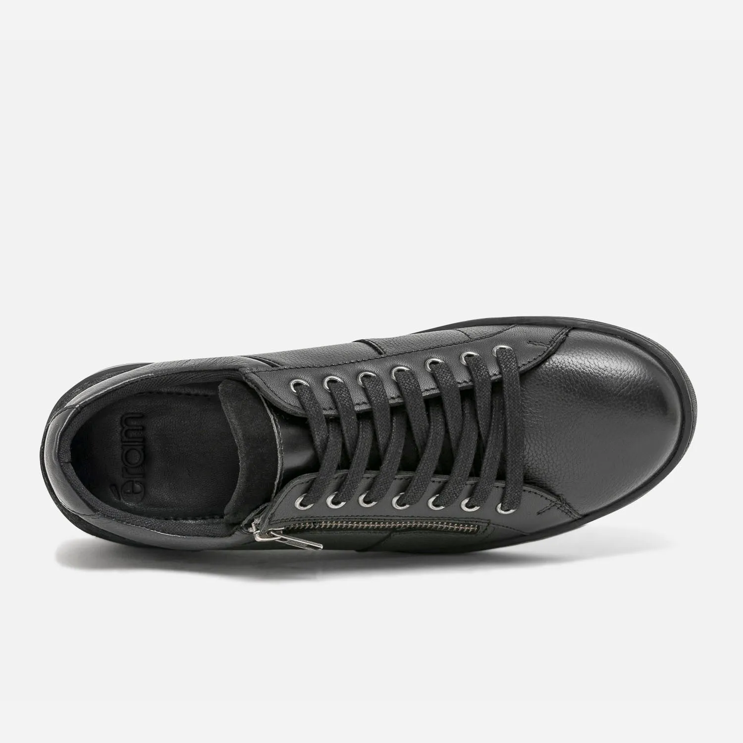 Tennis noire en cuir - Baskets / Tennis Homme | ERAM