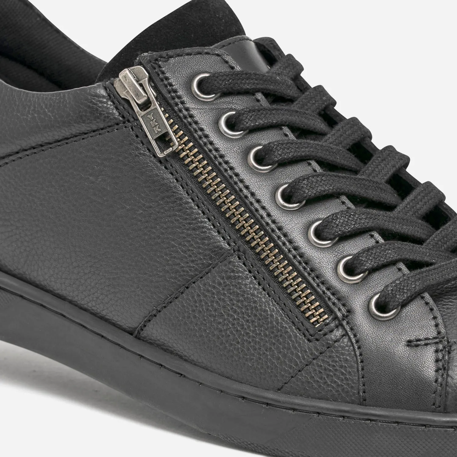 Tennis noire en cuir - Baskets / Tennis Homme | ERAM