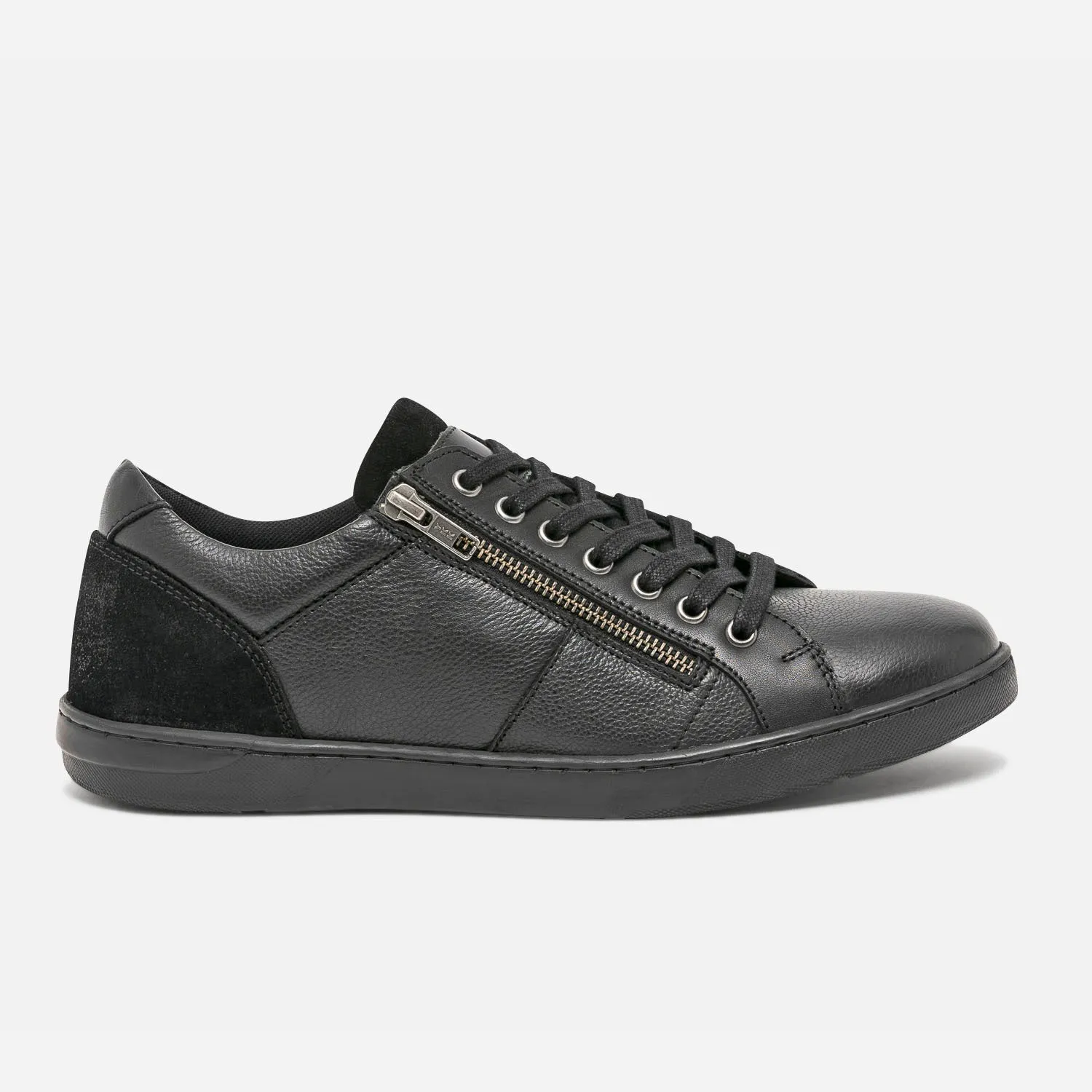 Tennis noire en cuir - Baskets / Tennis Homme | ERAM