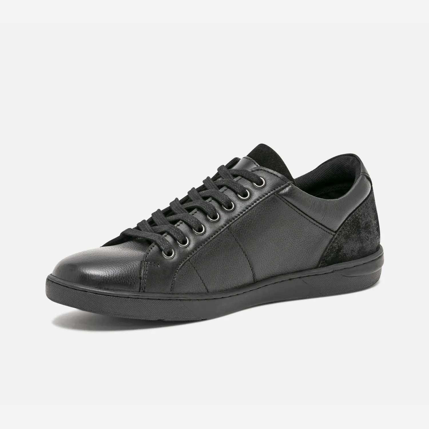 Tennis noire en cuir - Baskets / Tennis Homme | ERAM