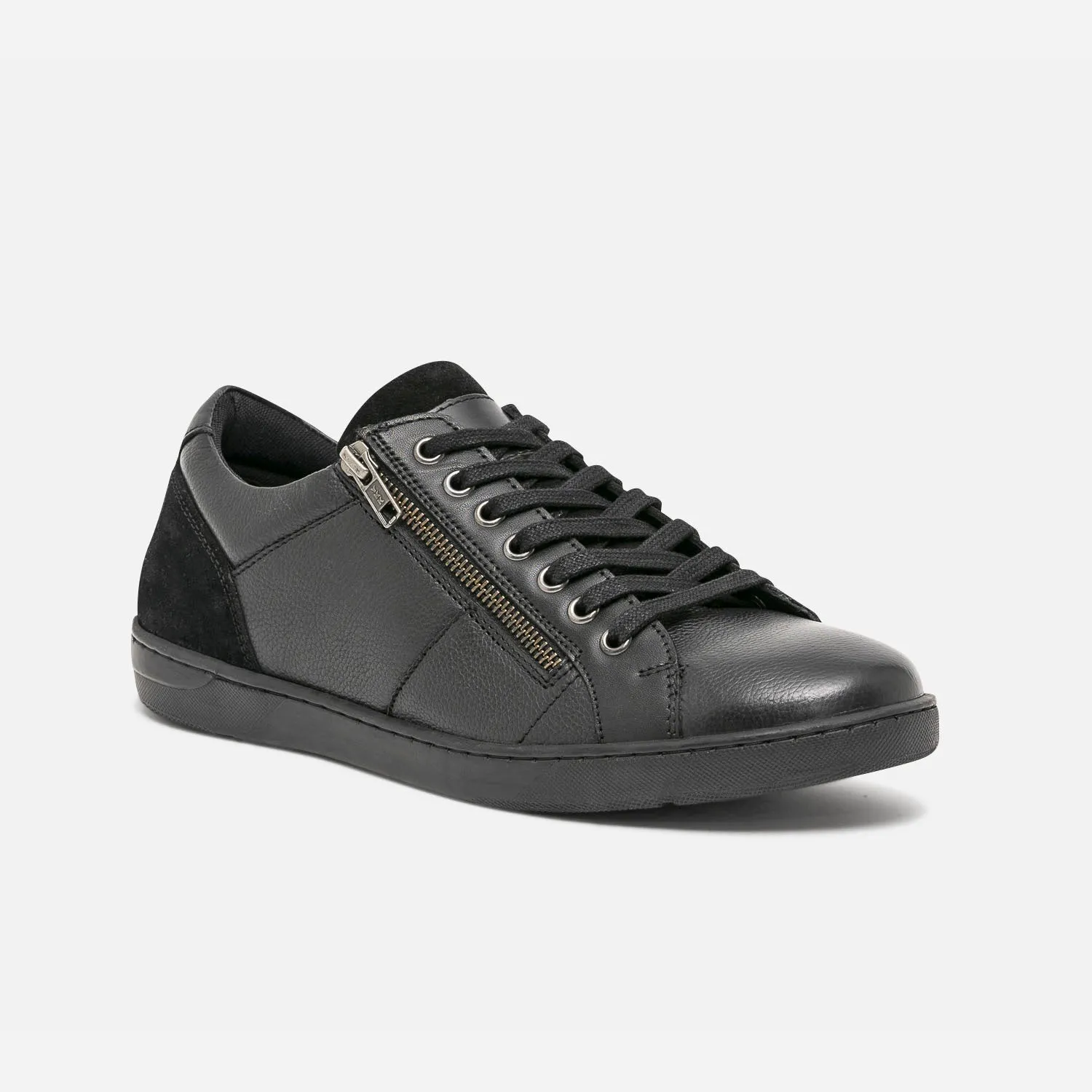 Tennis noire en cuir - Baskets / Tennis Homme | ERAM