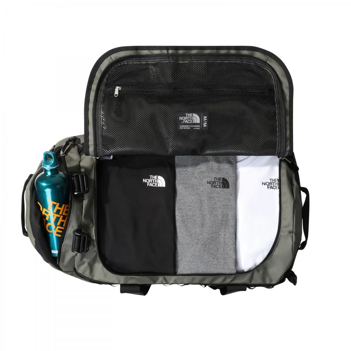 THE NORTH FACE - Sac Duffel Base Camp vert kaki M