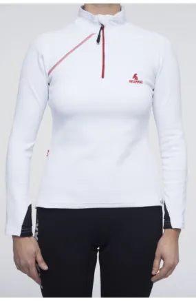 Vêtement thermorégulateur | Maillot de sport Femme - Nicky blanc | AKAMMAK 